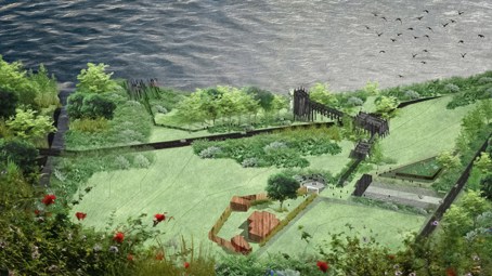 A drawing by Khamis Shiblaq.