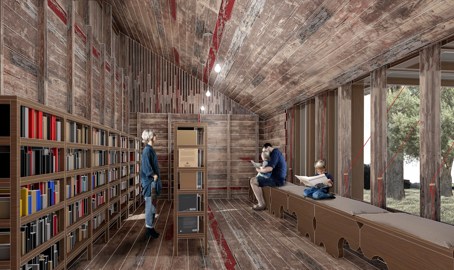 A drawing from 'Reassembling the Assembly' by Abby-Jane Taylor.