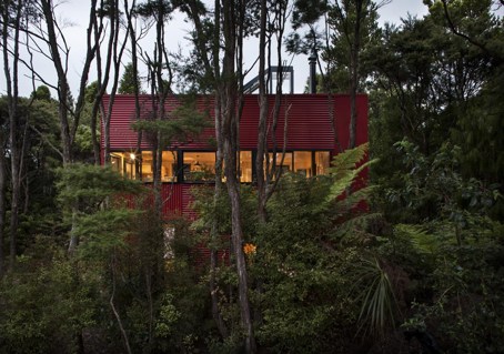 The red house, Titirangi
