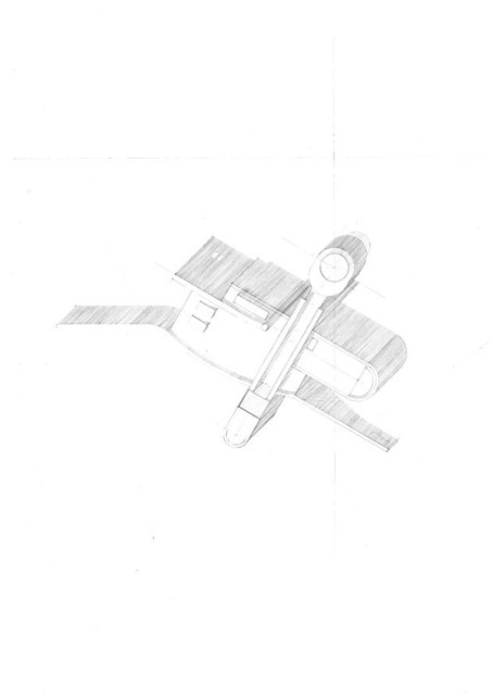 A drawing from 'House as Autobiography: An Architectural Mis-Translation of My Kitchen' by Emma Rea