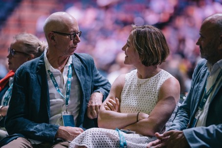 Richard Harris, Sadie Morgan and Richard Goldie.