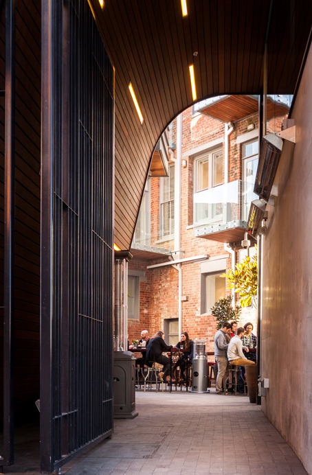 Stranges Building, courtyard