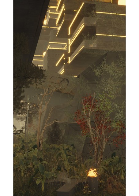 An image from 'Auckland 2070' by Alex Helg