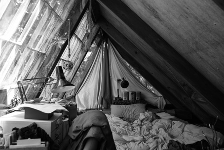 Tony's self-built house at Karaka Bay, Tāmaki Makaurau Auckland.
