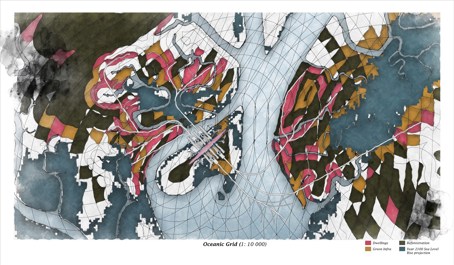 A drawing from 'Continuum: Reimagining the Future of an Arguably Broken Oceania' by Izzat Ramli.