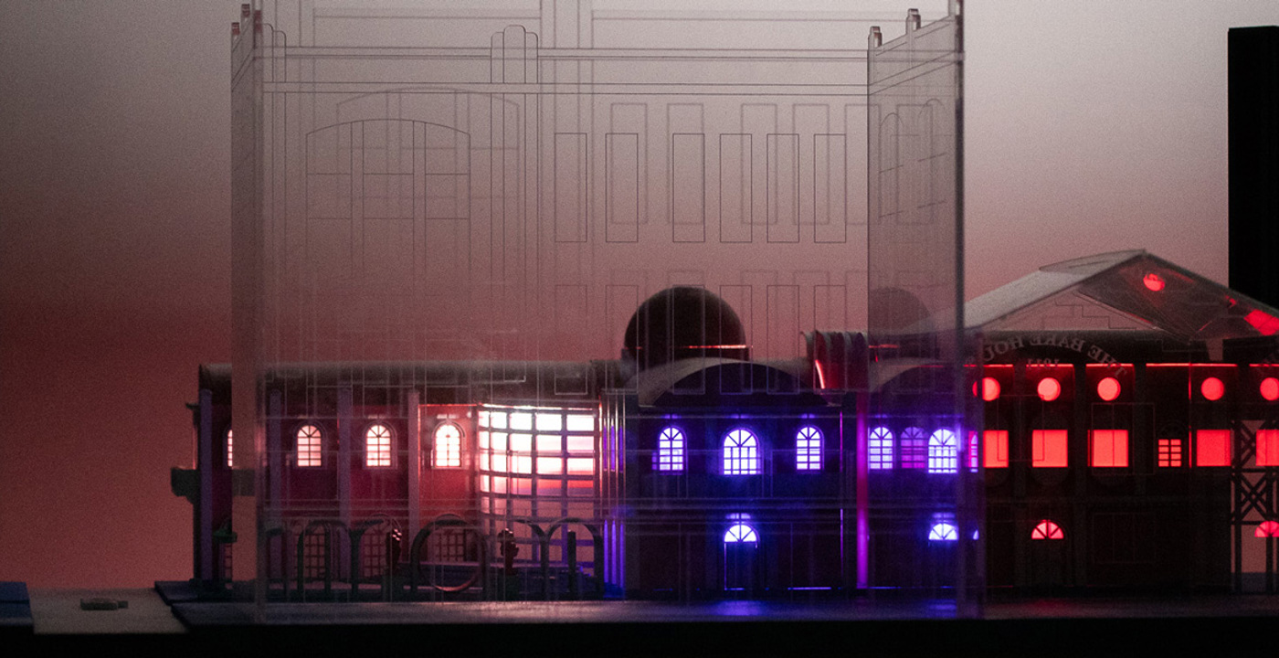 The Pink Swan 1 100 Scale Model Banner