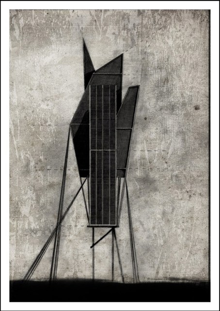 A drawing from 'Utu' by Ben Tunui.