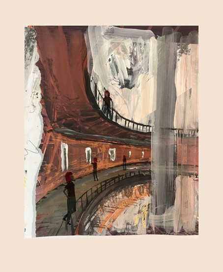 Painting from 'Architecture of Perception' by Sianne Smith.