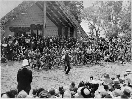 Sir Apirana Ngata, haka at Waitangi
