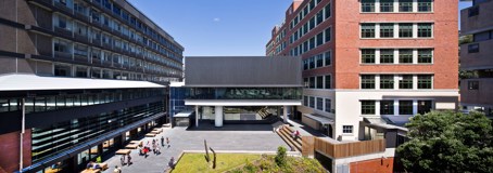 Victoria University of Wellington Campus Hub and Library, with Athfield Architects.