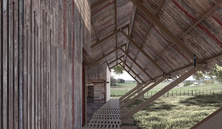 A drawing from 'Reassembling the Assembly' by Abby-Jane Taylor.