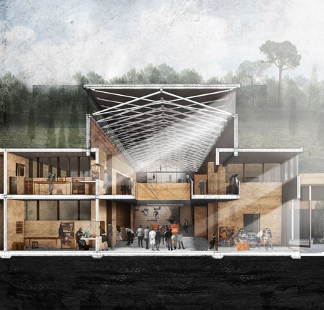 From Not a Monastery: Transposing and interpreting the ancient typology by Emily Pearce.