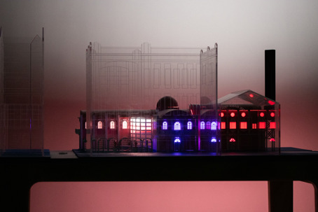 The Pink Swan 1:100 Scale Model