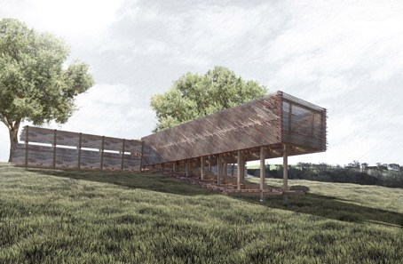 A drawing from 'Reassembling the Assembly' by Abby-Jane Taylor.