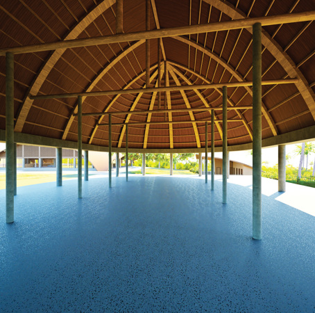 Fale Afolau Interior