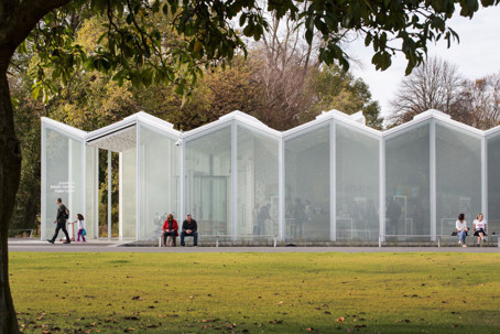 The Christchurch Botanic Gardens Visitor Centre, exterior view