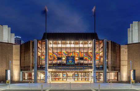 Christchurch Town Hall, 1972