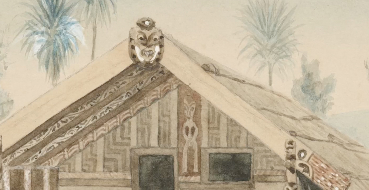 Whare Maori Still Banner