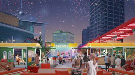 Aotea Square event set-up