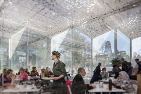 The Christchurch Botanic Gardens Visitor Centre, cafe

