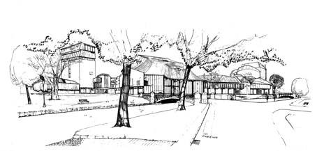 Christchurch Town Hall Competition Entry
