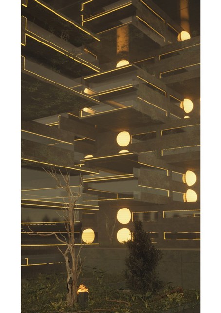 An image from 'Auckland 2070' by Alex Helg